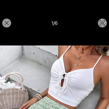 Green skirt