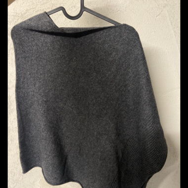 Marc O'Polo dark grey knit poncho