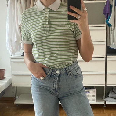green white polo