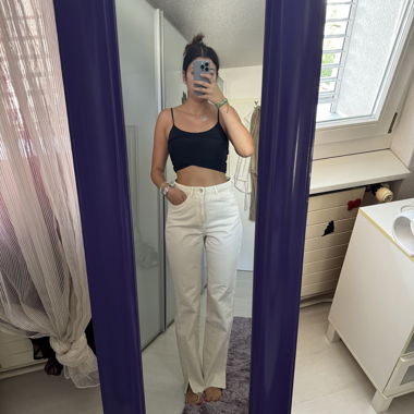 Beige Zara Jeans