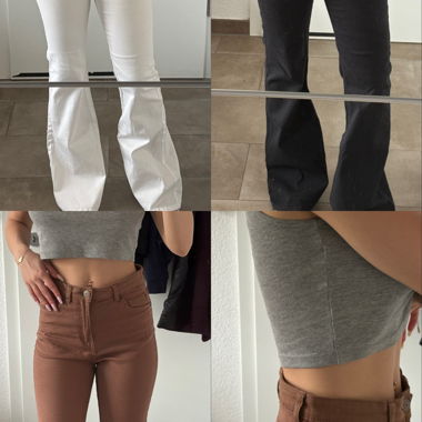 3er-Set High-Waist Flared Jeans