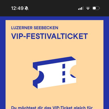 2x VIP - Tickets für das Luzern Live Festival