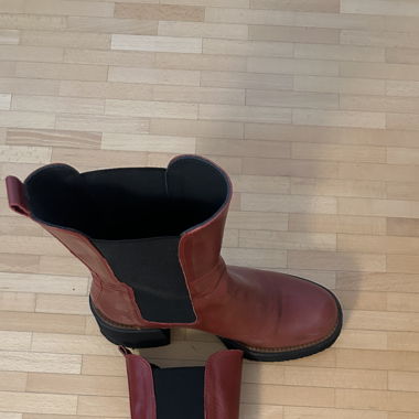Elvio Zanon Stiefelette Rot