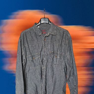 Chemise vintage grise
