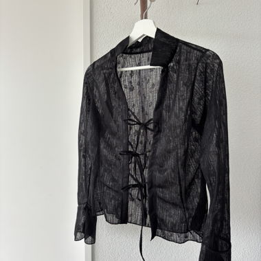 Schwarze Bluse