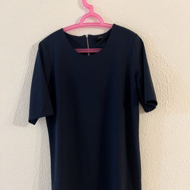 Basic Sommerkleid Dunkelblau