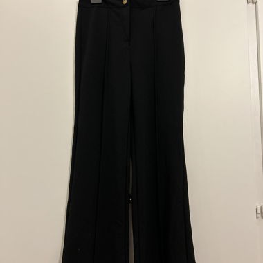 Black Fabric Trousers