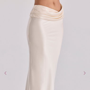House of CB Satin Maxi Skirt