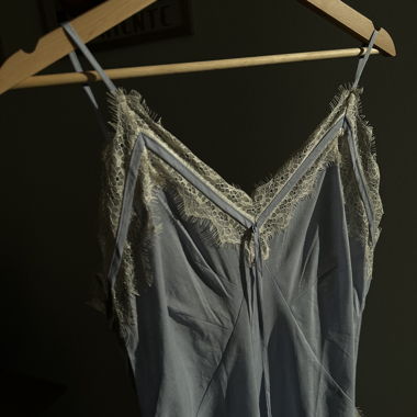 Camicia da notte in raso e pizzo beldona 