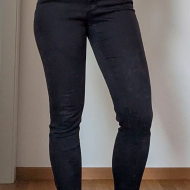 Zara Skinny-Jeans schwarz