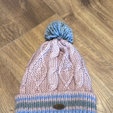 Bonnet Fila (rose et bleu)