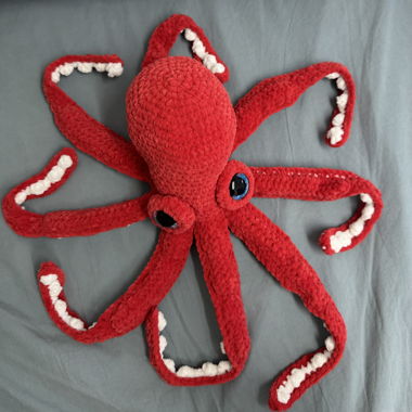 pieuvre en crochet