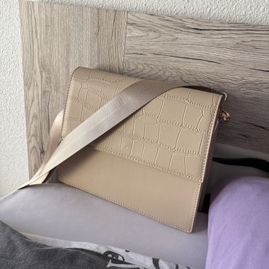 Sac à main beige 