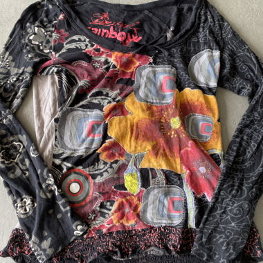 desigual long sleeve top