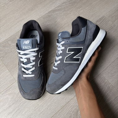 New Balance 574 Blue Sneakers, Size 44