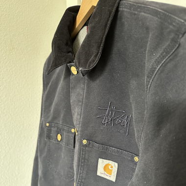 giacca stussy x carhartt