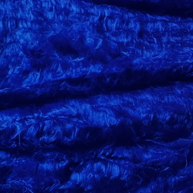 Nouvelle fausse fourrure bleue