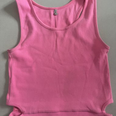 Pink Sleeveless Top