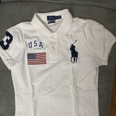 White polo Ralph Lauren