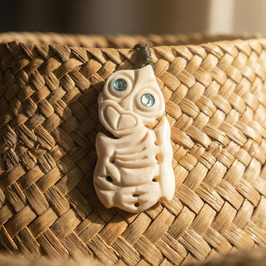 Māori-Halskette Hei Tiki – handgemacht
