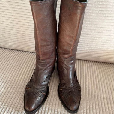 Echt Leder Cowboy Stiefel