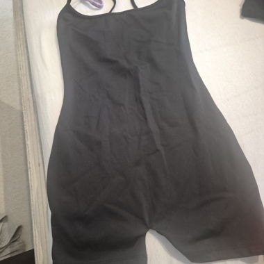 Combishort sans manches noir