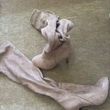 Cuissarde beige