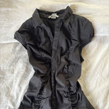 Schwarze Bluse