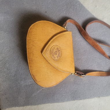 Sacoche en cuir d'éléphant