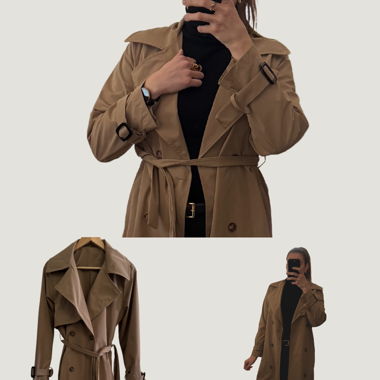 Klassischer Trenchcoat