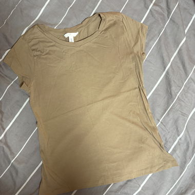 Braunes T-Shirt von H&M Grösse S
