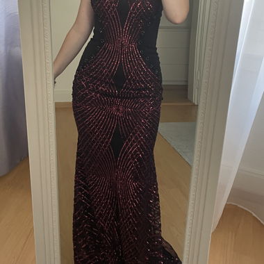 Abito da sera con paillettes
