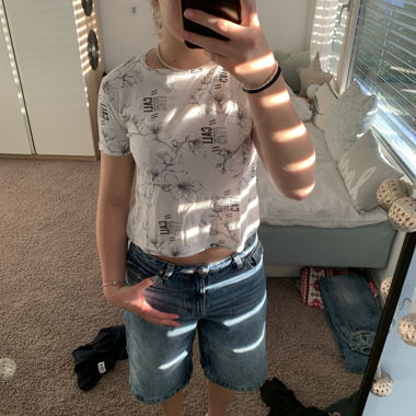 T-Shirt mit print