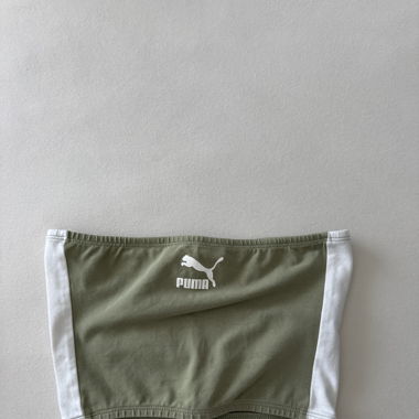 Top a fascia PUMA verde oliva