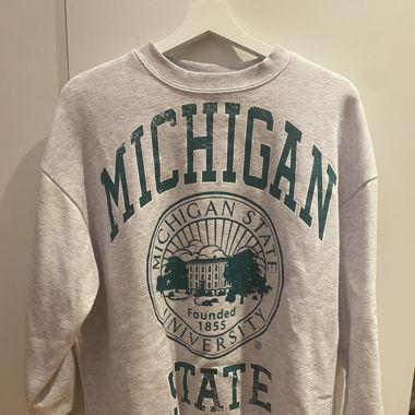 Oversized Sweatshirt, mit Aufdruck