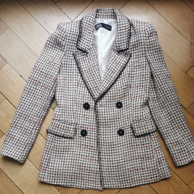 Tweed Zara blazer, size EU XS