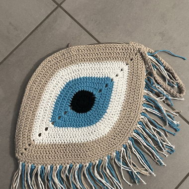 Eye motif bag