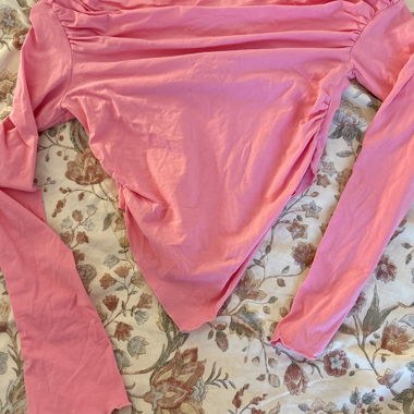 Maglietta rosa a maniche lunghe di SHEIN