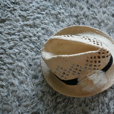 Chapeau paille avec fleur Maddison 