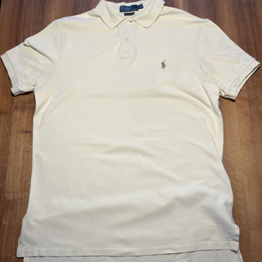 Ralph Lauren Poloshirt Grösse L Creme/Beige