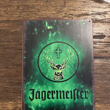 Mancave Special! - Jägermeister Blechschild