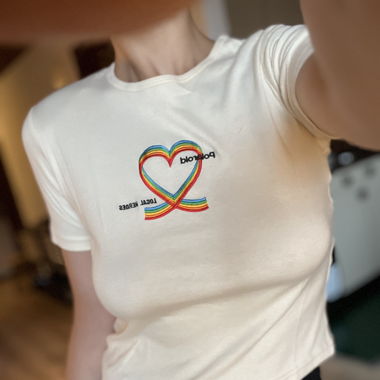 Kürzeres Polaroid Shirt gr. S