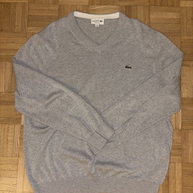 Maglione grigio Lacoste XL