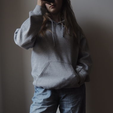 Grey hoodie