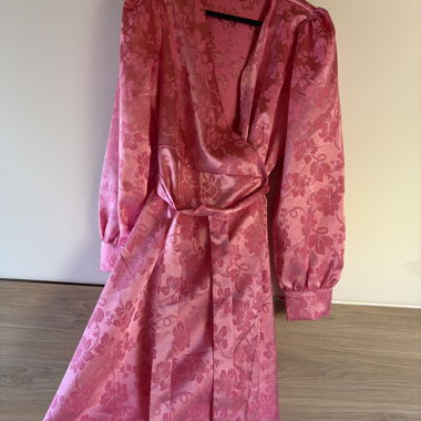 Pink Satin Dress