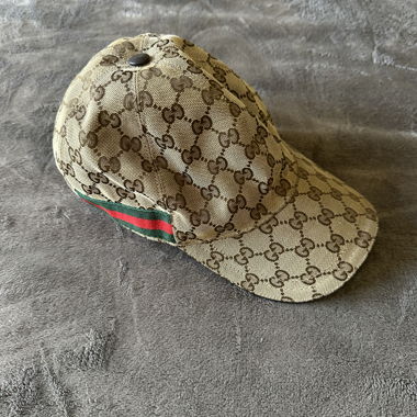 GUCCI - GG canvas baseball hat with Web