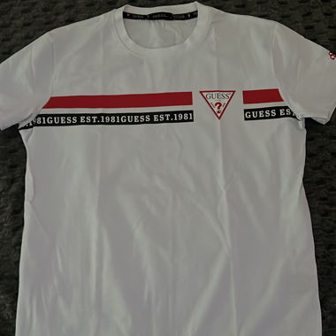 T-shirt Guess blanc