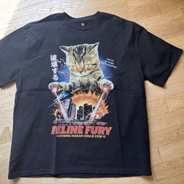 Maglietta oversize Feline Fury