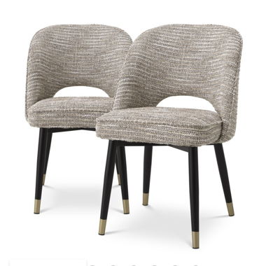 8 Eichholtz dining chairs Cliff