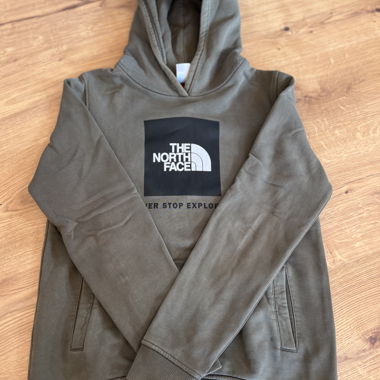 The North Face Kids Hoodie Olive Green